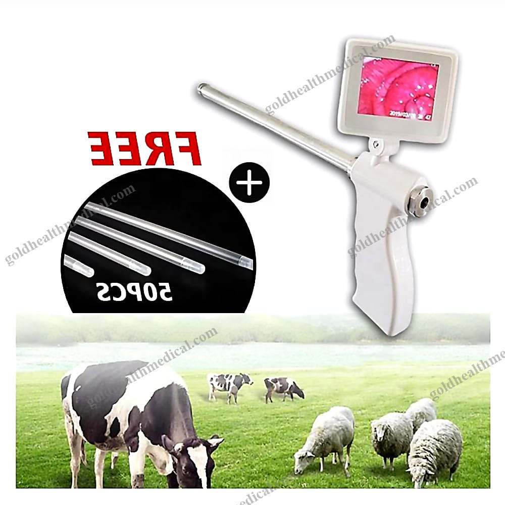 Veterinary Insemination Gun with Camera for Cows