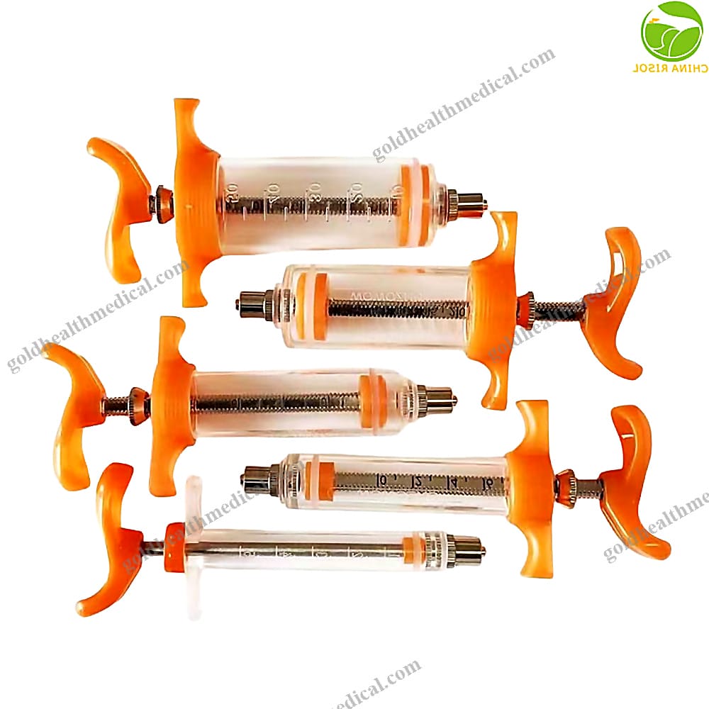 20ml Adjustable Reusable Veterinary Syringes Plastic Veterinary Supplies Syring