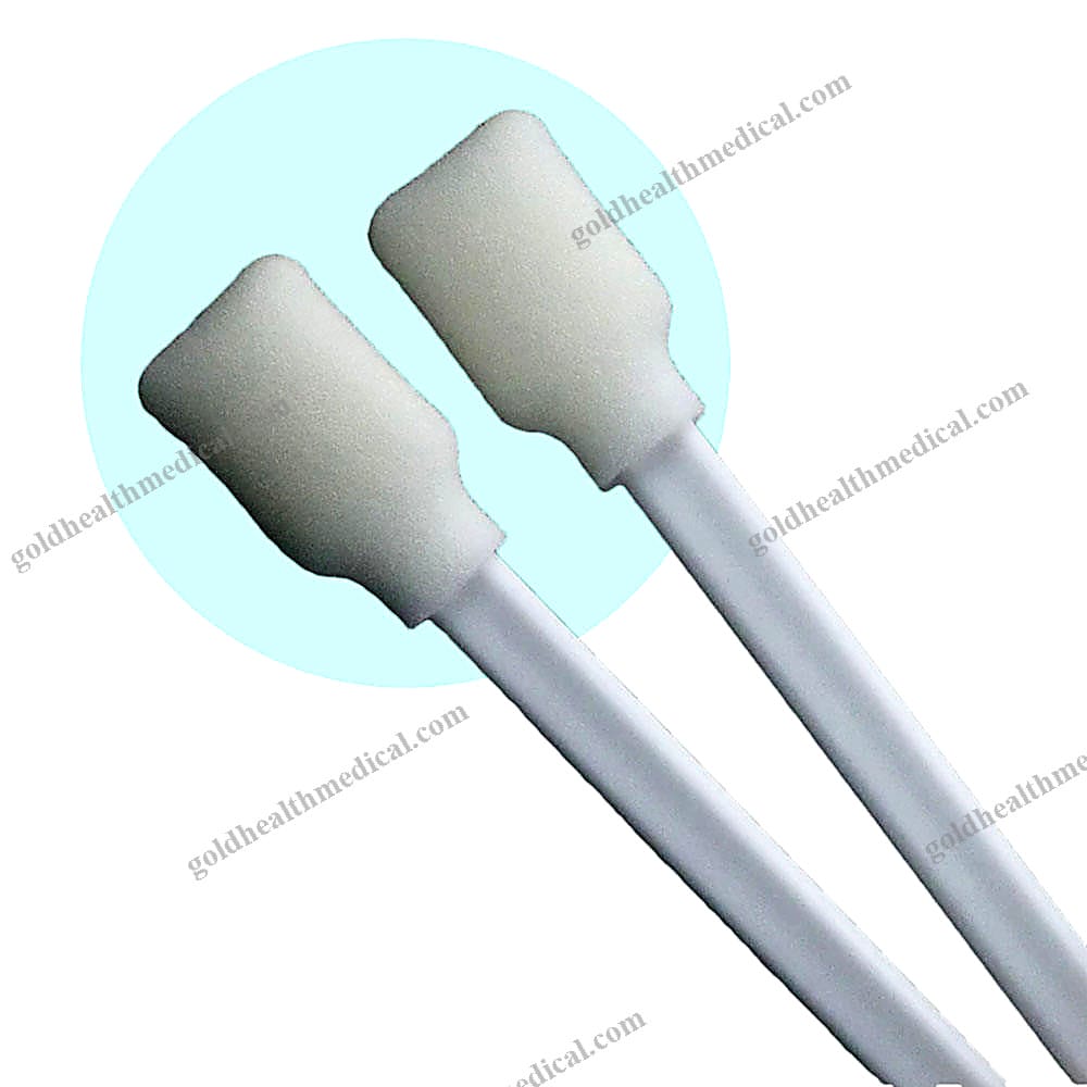 Medical Swab Applicator with Foam Head for Antiseptic Usage
