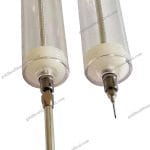 Precision Durable Plastic Stainless Steel Veterinary Syringe for Animal Bird Care