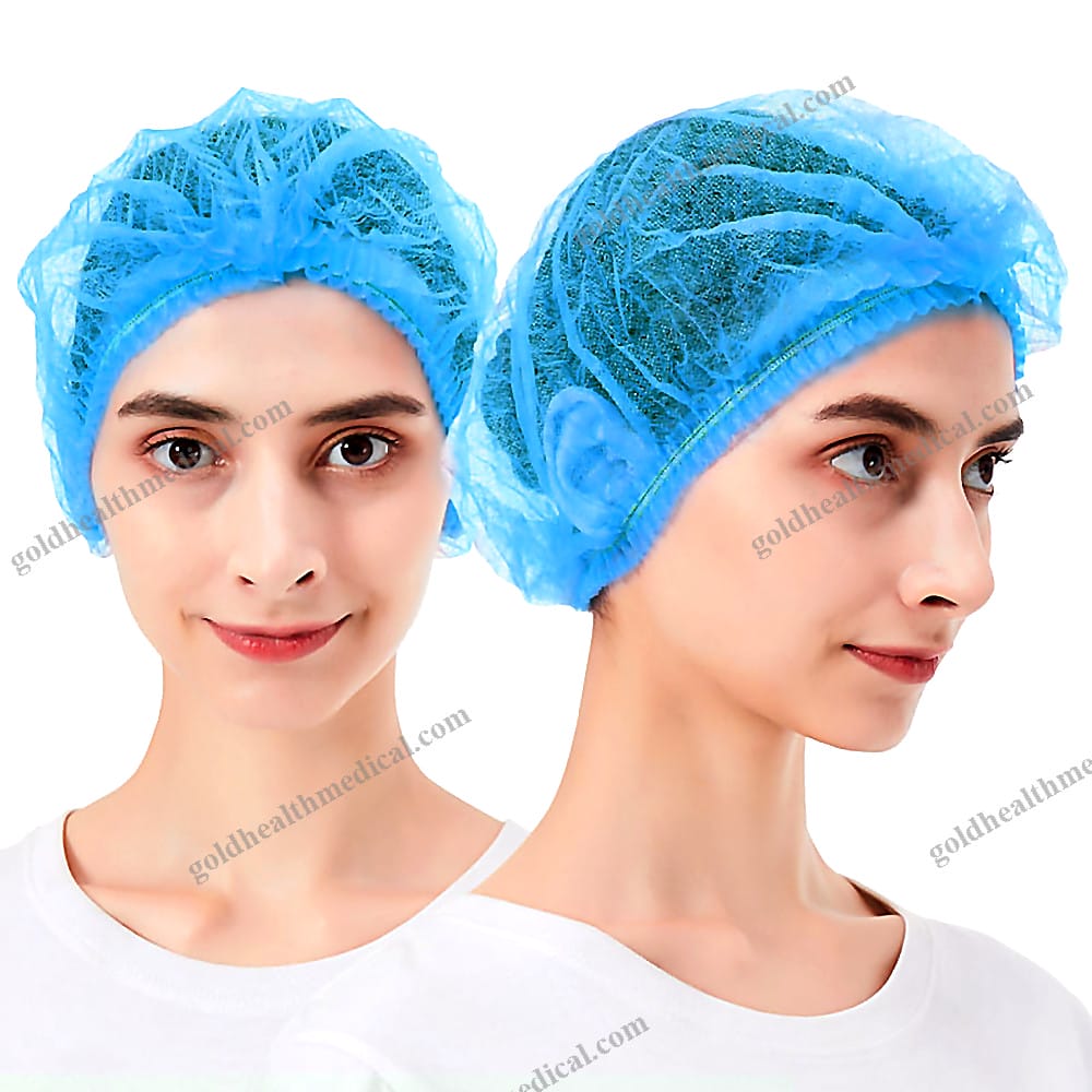 Disposable NonWoven Bouffant Surgical Cap