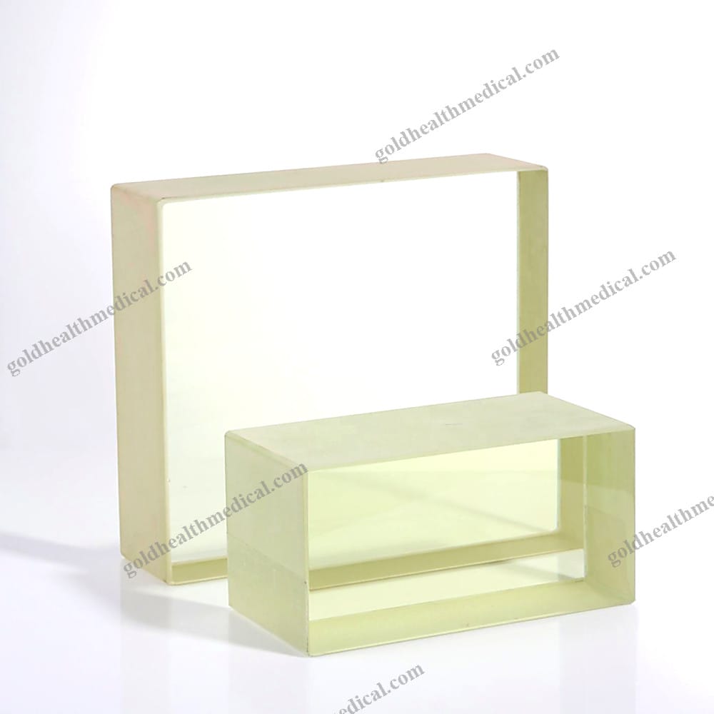 XRay Radiation Shielding Lead Glass for CT Scan Rooms