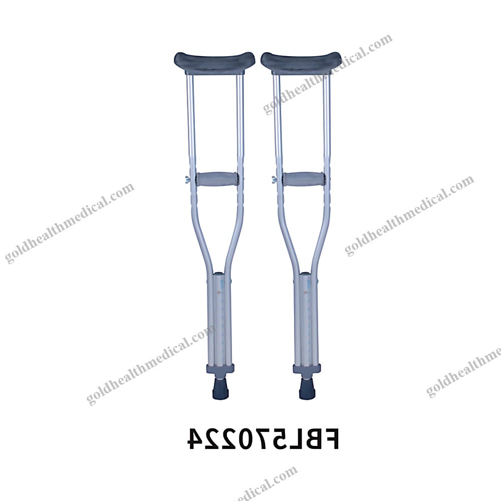 Ce Certified Medical Foldable Shockabsorbing Axillary Crutches for Elder