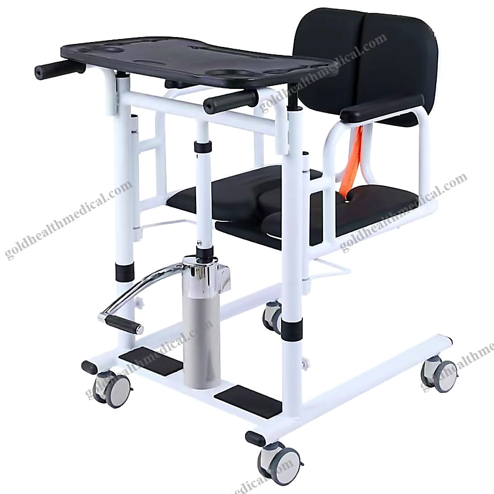 Hydraulic Elderly Transfer Lift Commode Chair