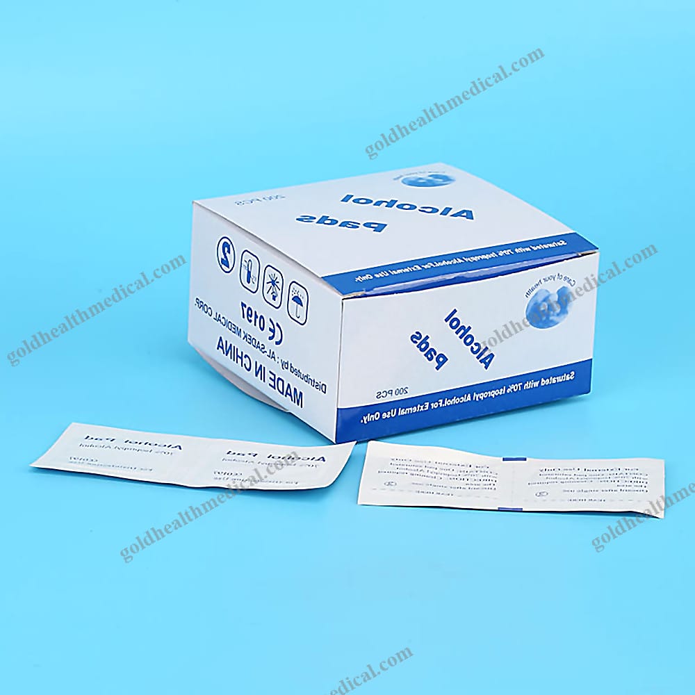 Sterile 70 Isopropyl Alcohol Prep Pads for