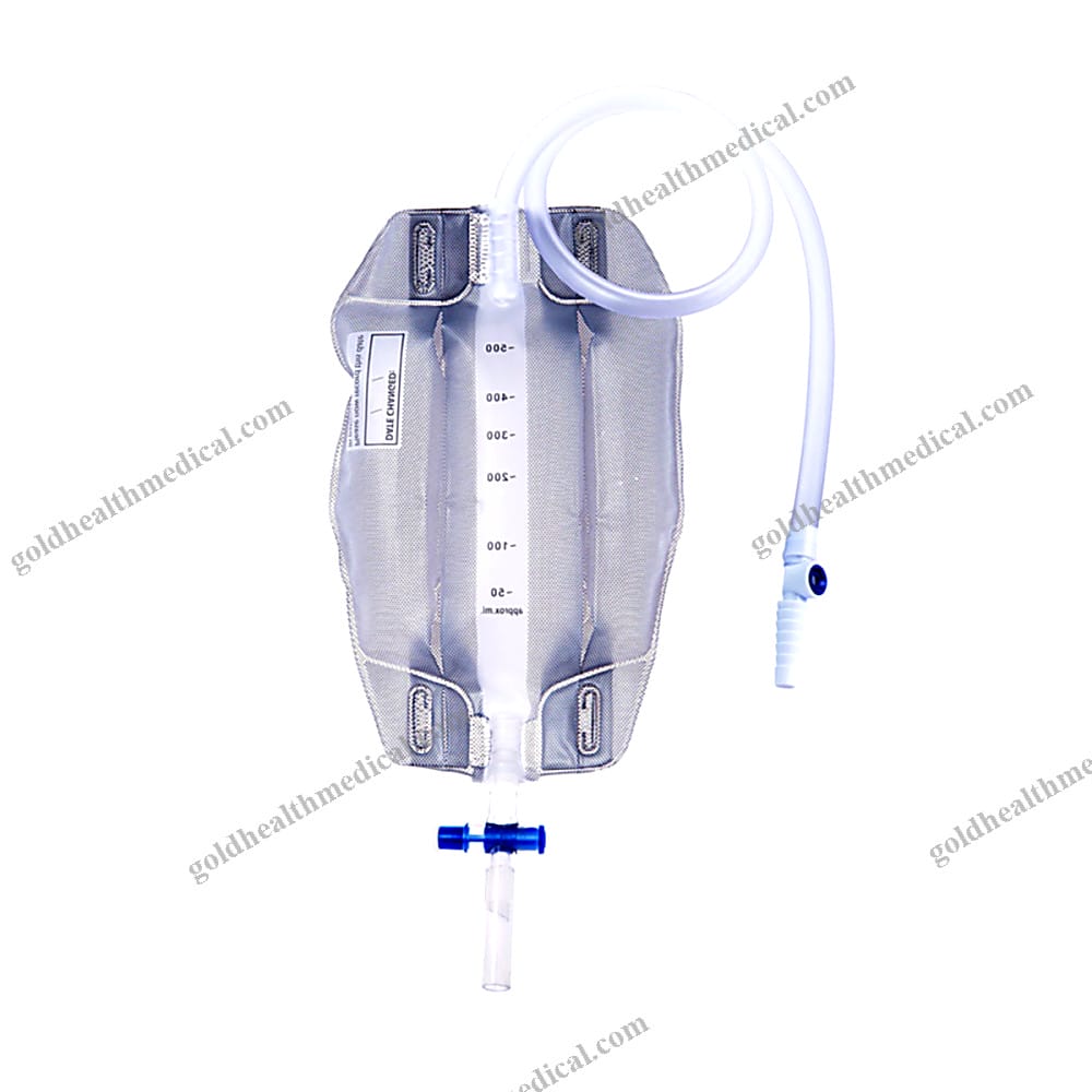 Sterile PVC Urine Bag with Flow Meter PushPull Valve