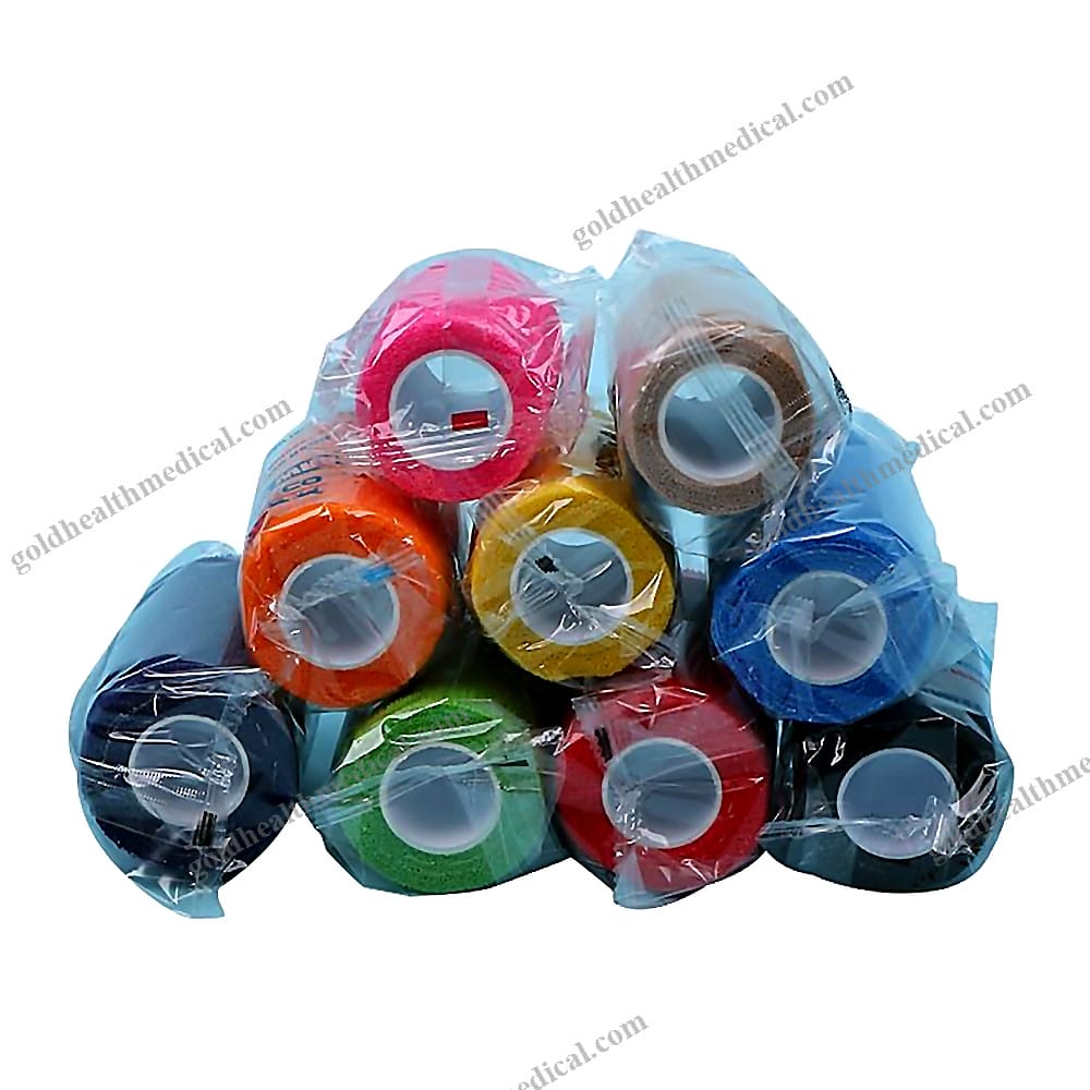 Vet Wrap Cohesive Bandage Tattoo Grip Tape Non Woven Elastic