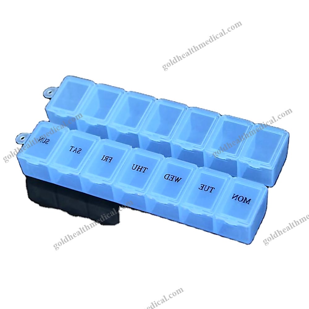 7Day Reusable Pill Organizer Box