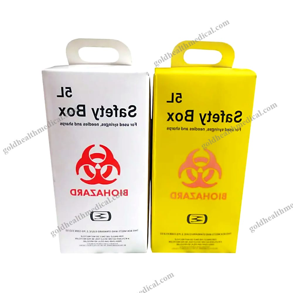 Medical Biohazard Safety Box for Used Syringes 1L