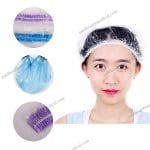 Clear Disposable Shower Cap for Hair Spa  Travel