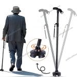 Adjustable LED Folding Cane