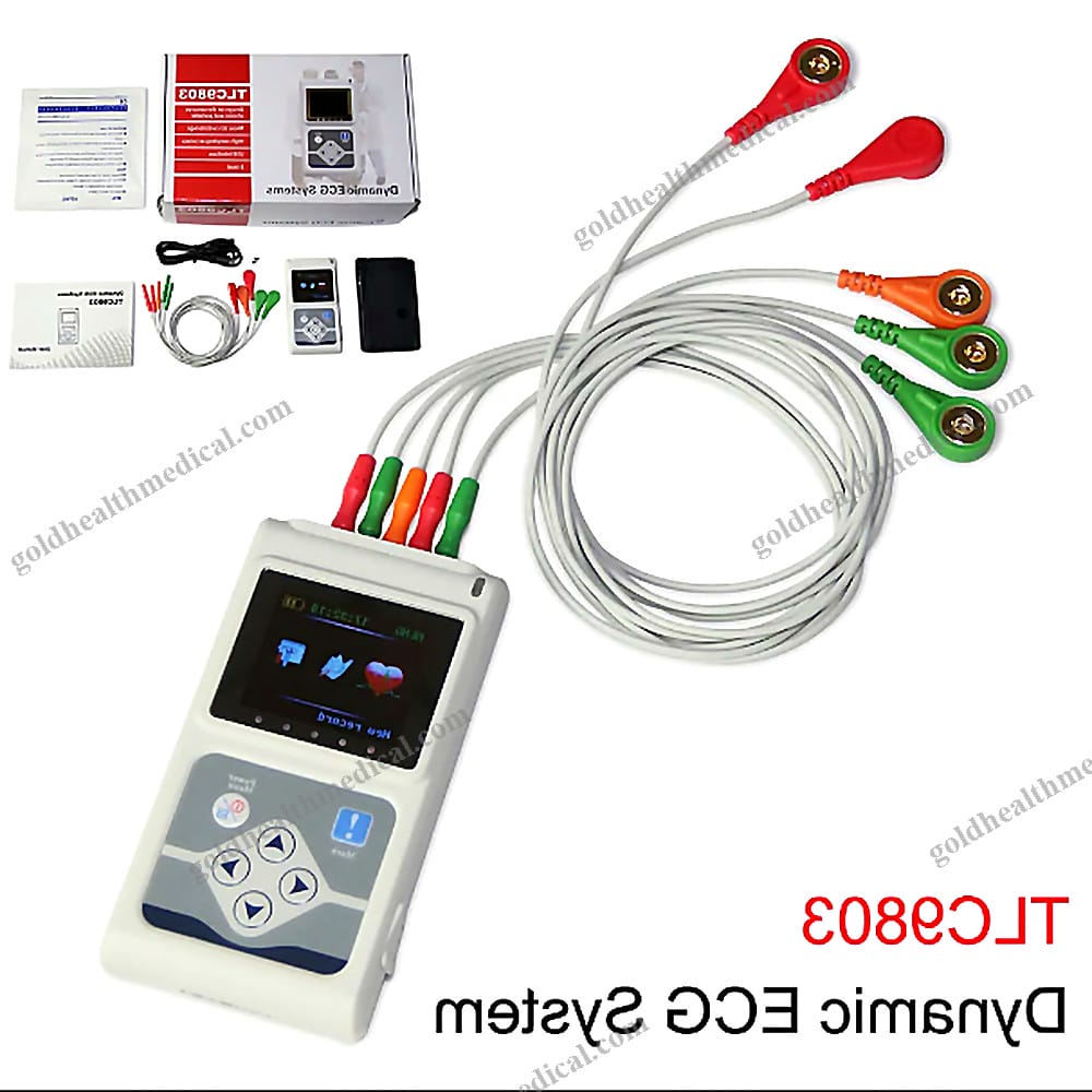 AMAIN Portable 3Channel Holter ECG Machine with 2