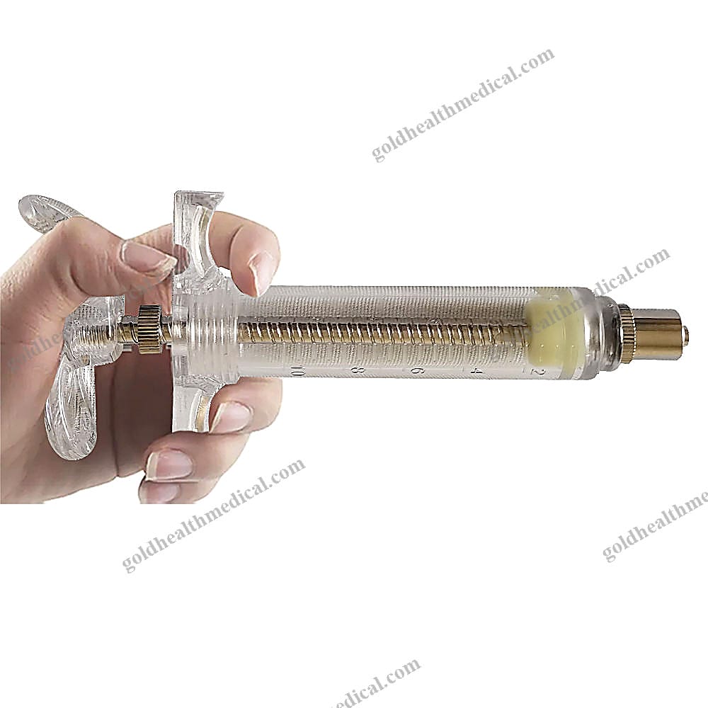 TPX Plastic Steel Veterinary Syringe for Farm Poultry 10ml
