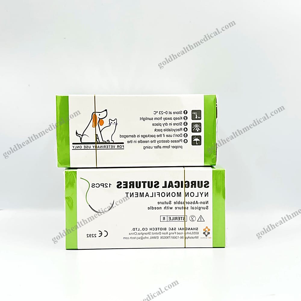Surgical Sutures Sterilized Nylon PGA PDO PGLA Threads