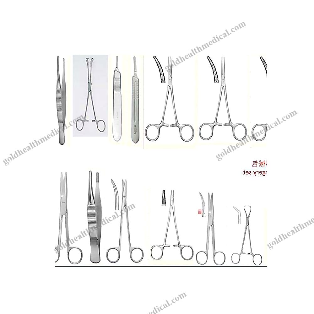 Veterinary Surgical Instrument Set for Animals Pets