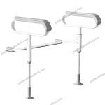 Elderly Safety Toilet Armrests with Handrail Support