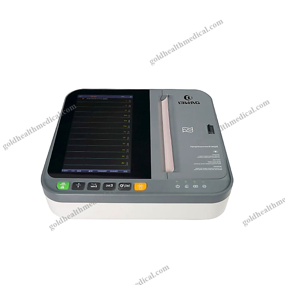 DAWEI Portable 12Lead ECG Machine with Touch Screen