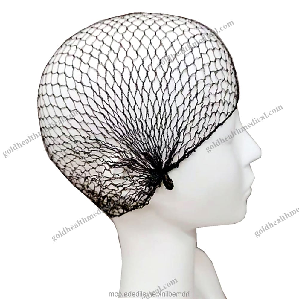 Black Nylon Hairnets for Wigs Extensions
