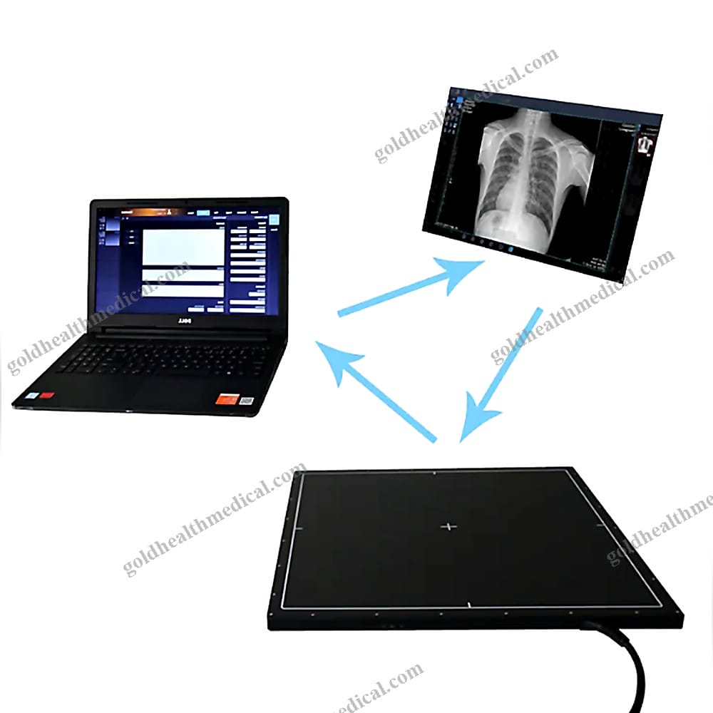 AMAIN 17x17 Wireless Portable XRay Detector for Veterinary