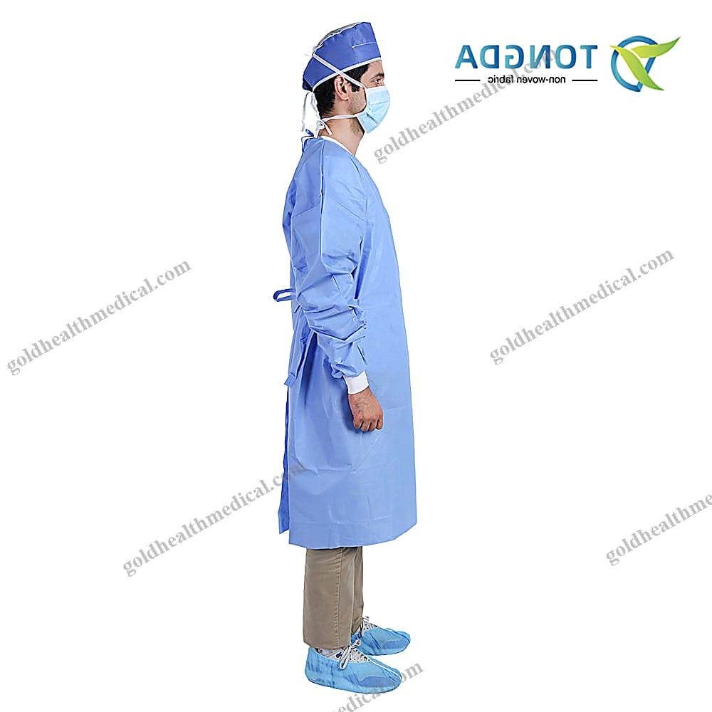 Medical Disposable Isolation Gown Nonwoven Surgical Protective Clothing