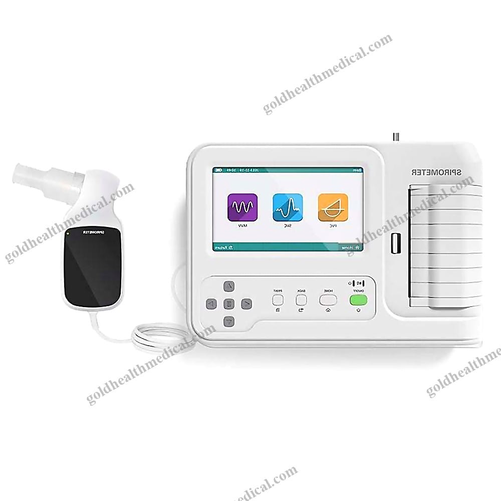 Portable Digital Spirometer for Lung Function Tests