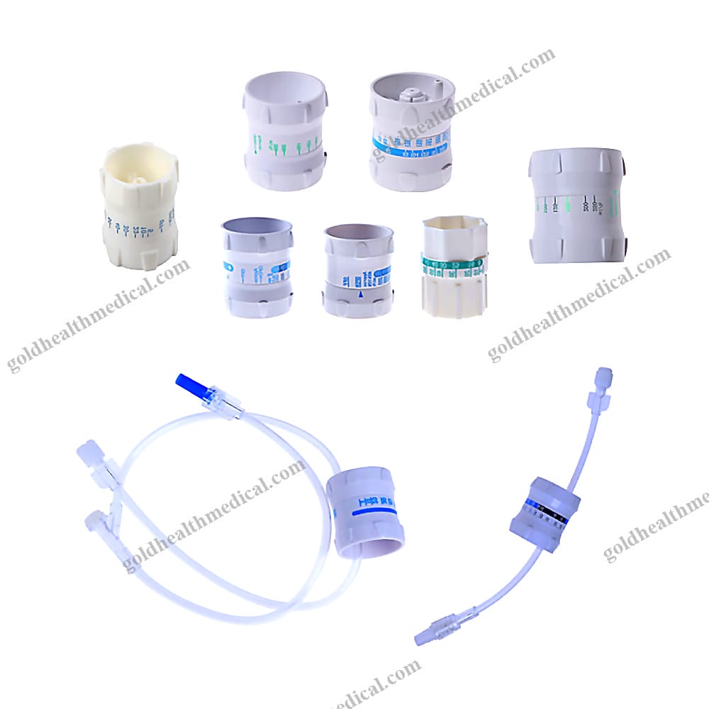 ABS Micro Regulator with Dual Scale for IV Infusion Sets