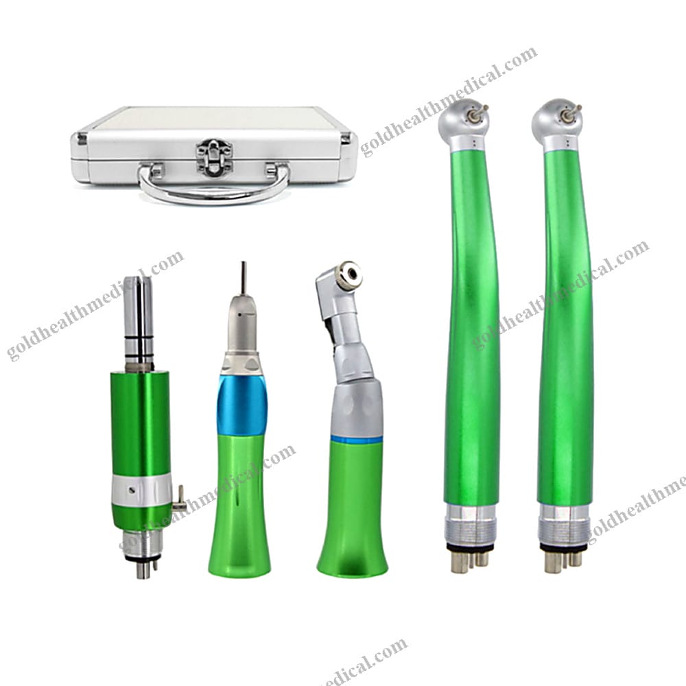 Dental Student Handpiece Kit 5 LED HighLow Speed Air Tur