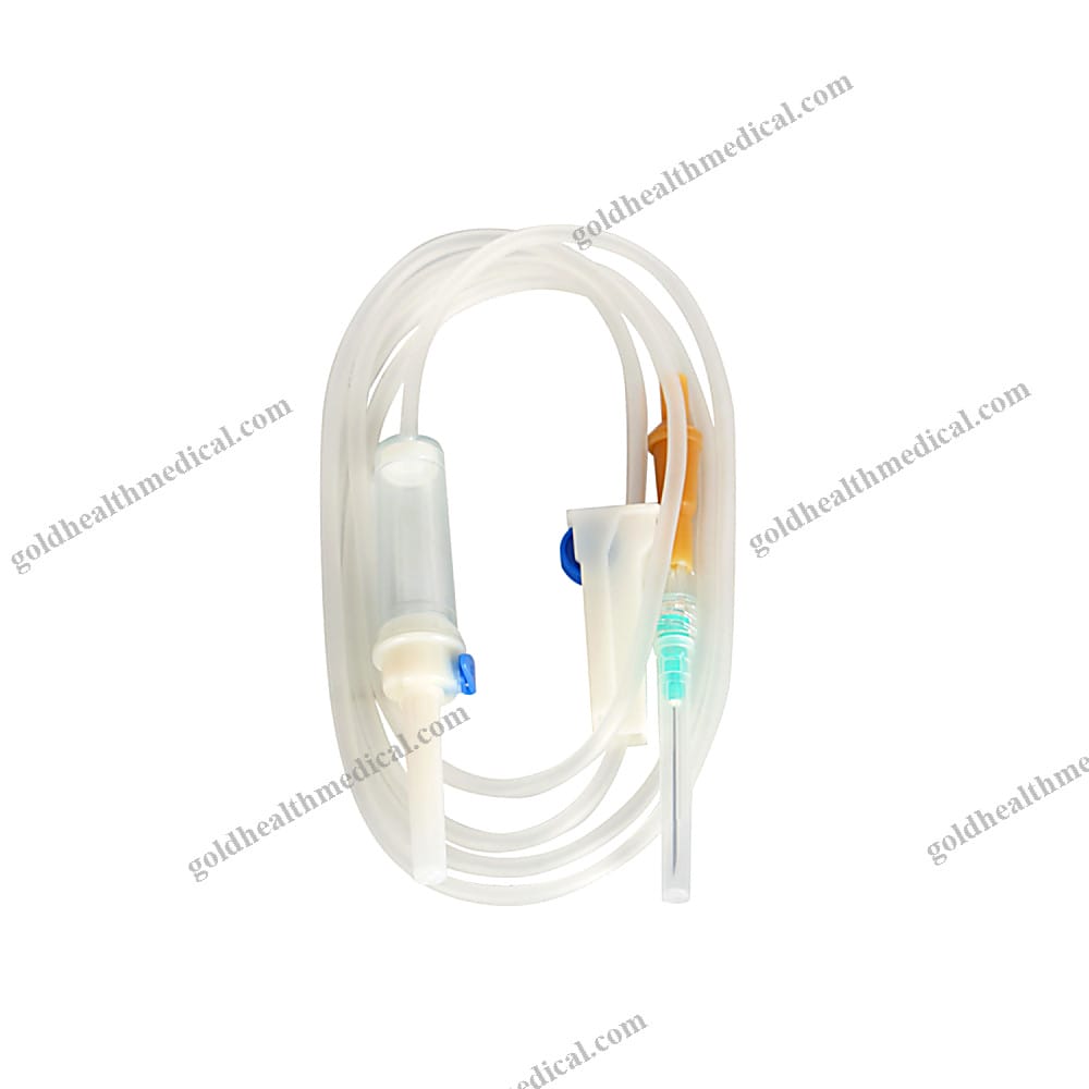 Precision Disposable IV Infusion Set with Needle for Medical Administration