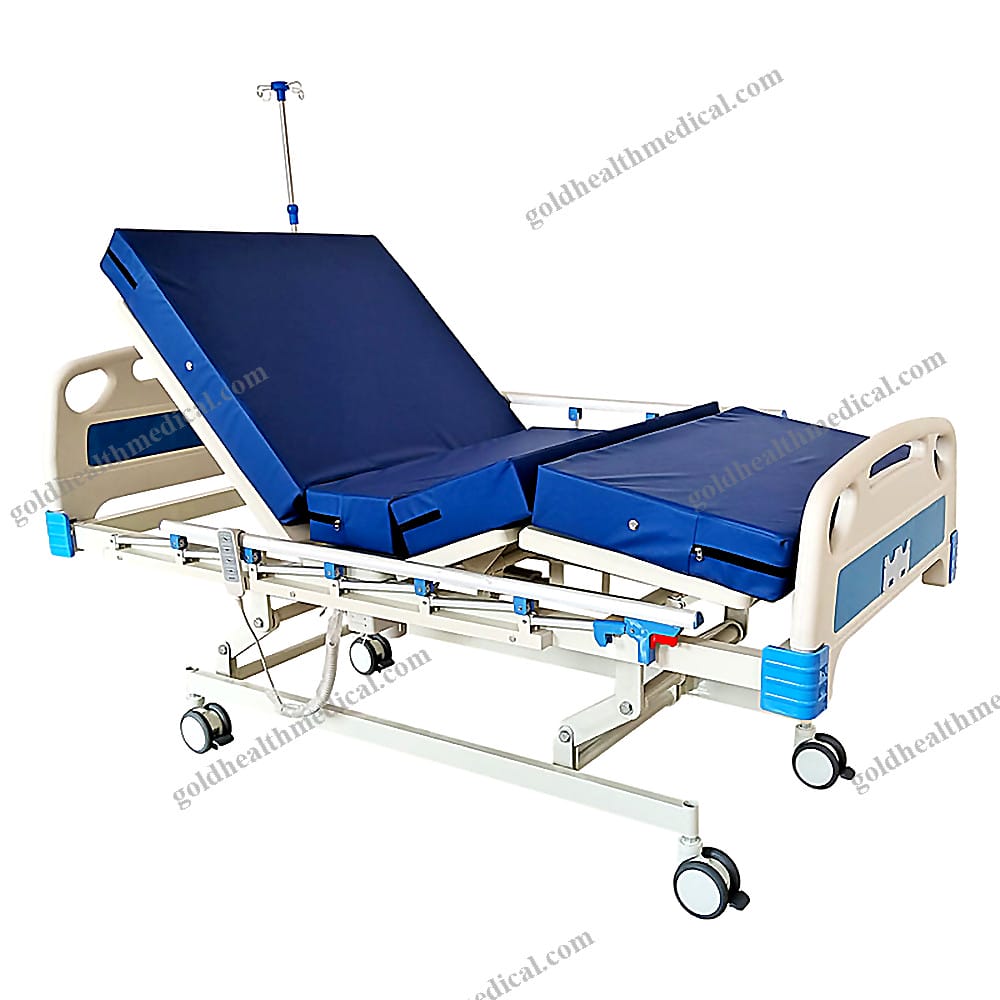 ISOCertified Manual Nursing Bed with PP Material and Metal Iron Equipment for