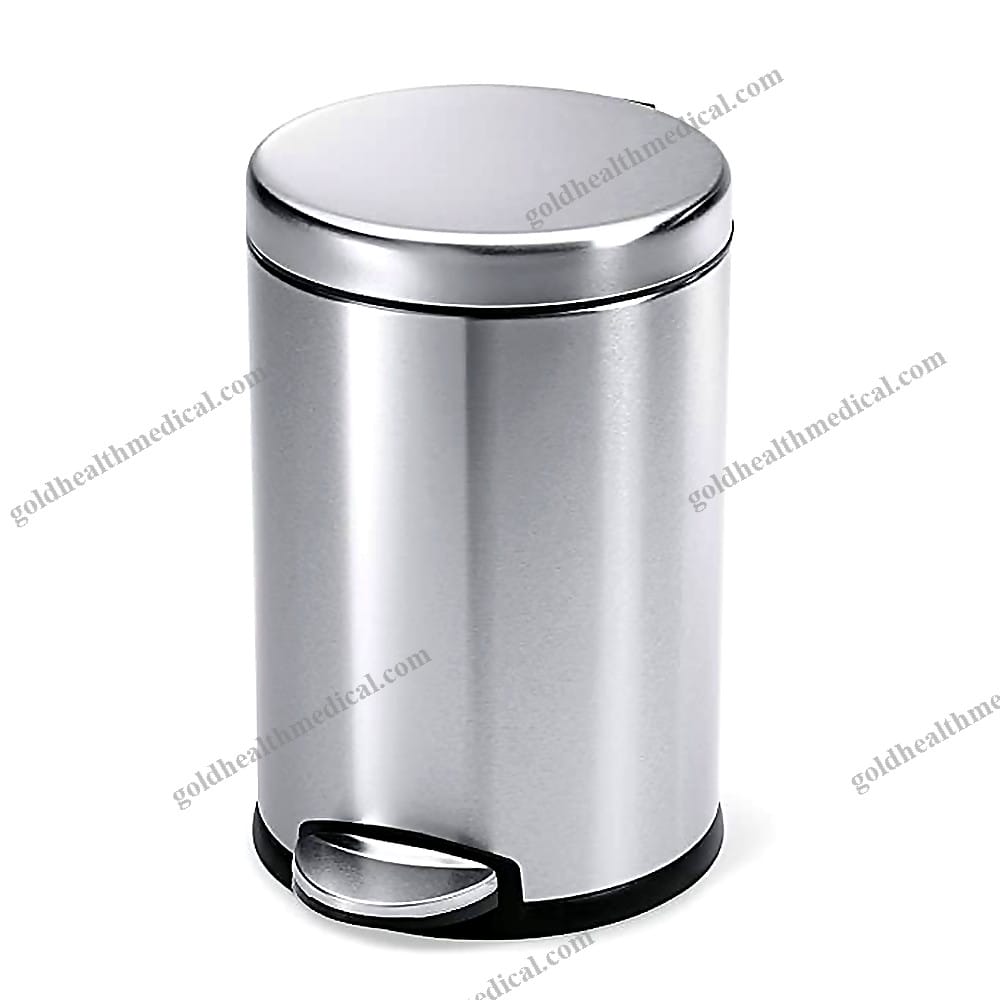 Stainless Steel Airtight Trash Can for Hospital Use