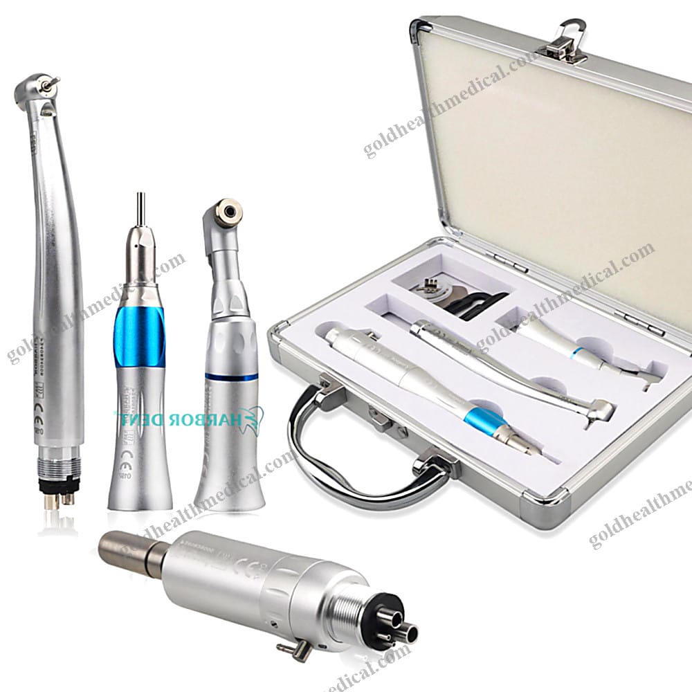 HighSpeed LED Dental Handpiece Kit with Triple Water Spray
