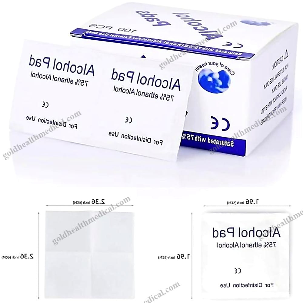 Medical Alcohol Pads for Skin Cleaning