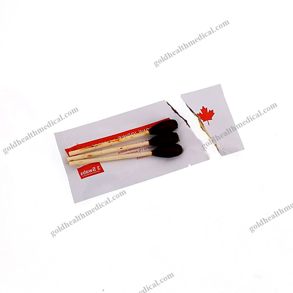 Medmount PovidoneIodine Prep Swabstick for Wound