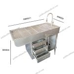 Multifunctional Veterinary Operating Table for Pet Hospitals Dental Examination Waste