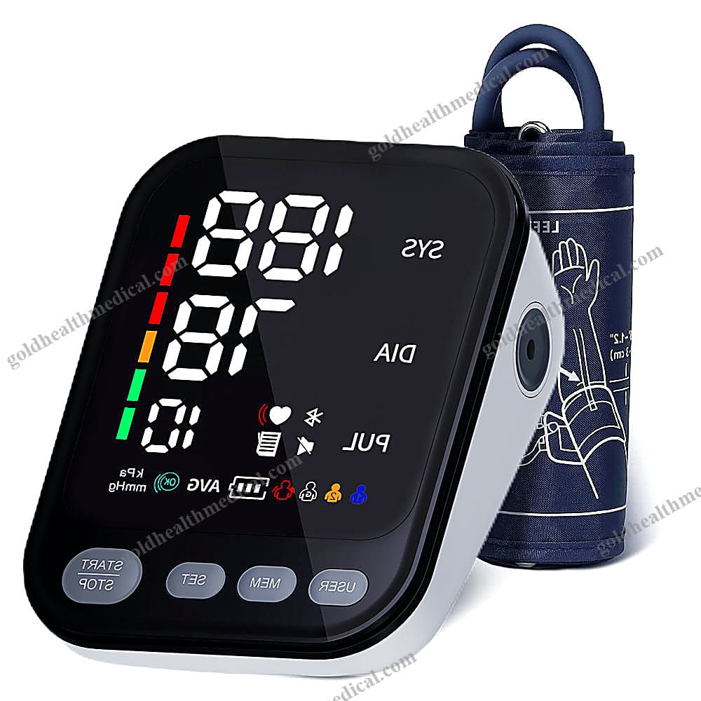 Upper Arm Digital Blood Pressure Monitor for Home and Professional Use