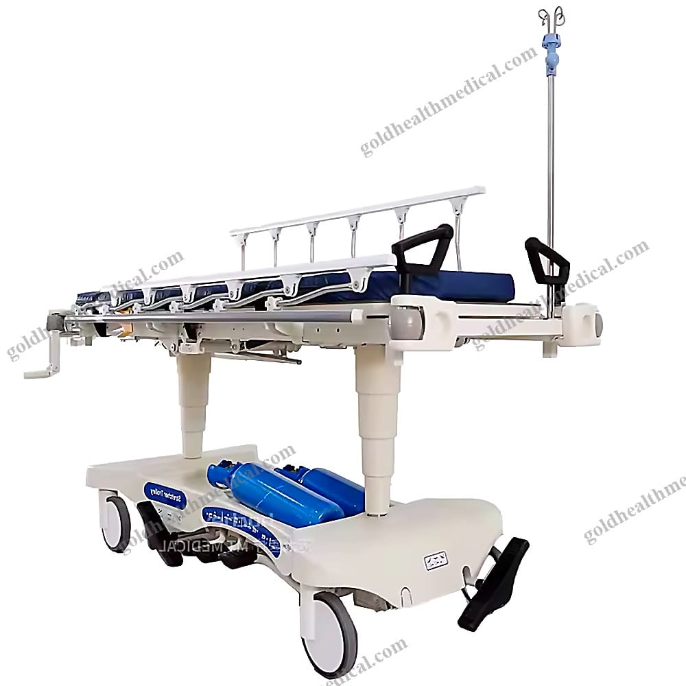 Hochey Medical Adjustable Hydraulic Patient Stretcher Bed