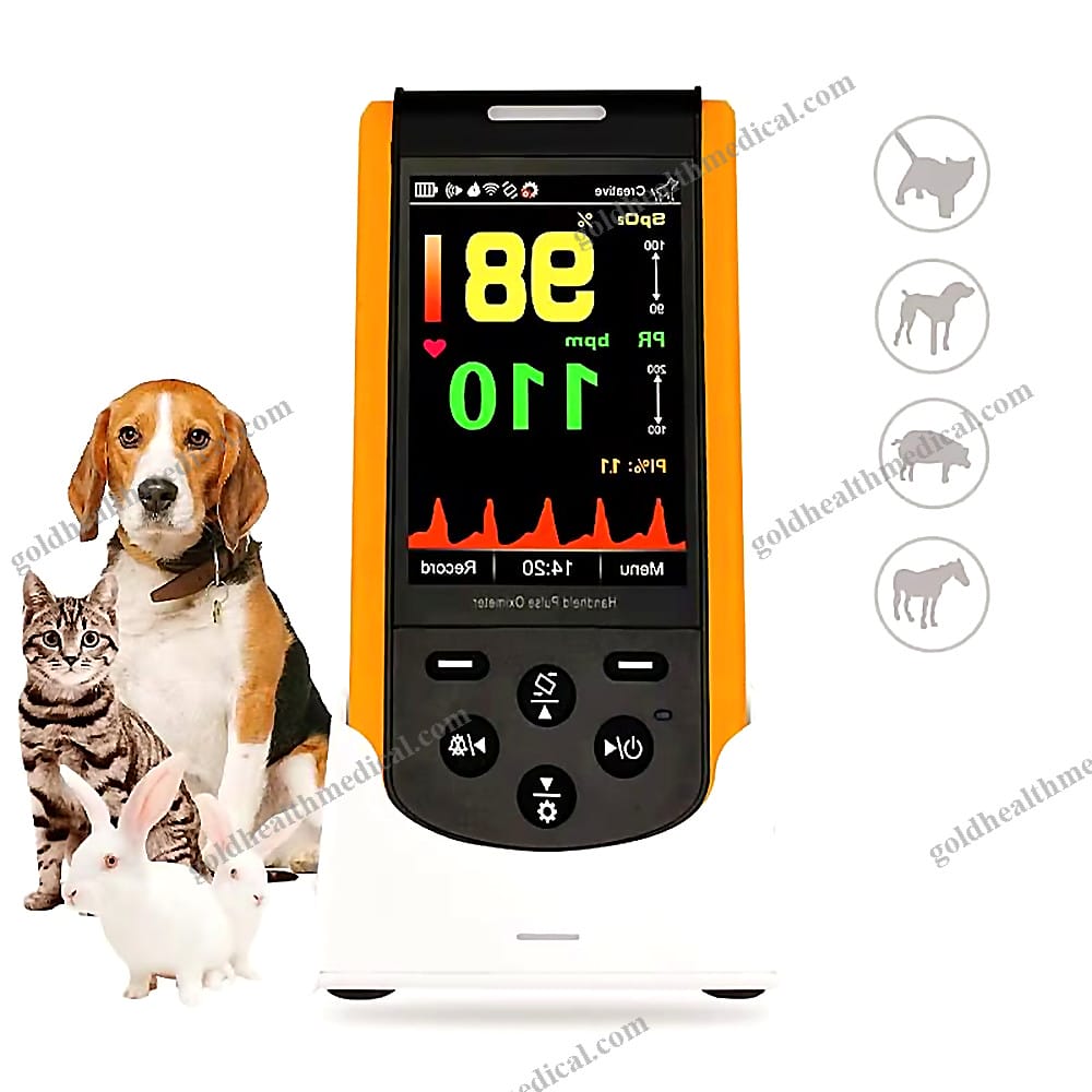 Advanced Handheld Pulse Oximeter for Veterinary Use