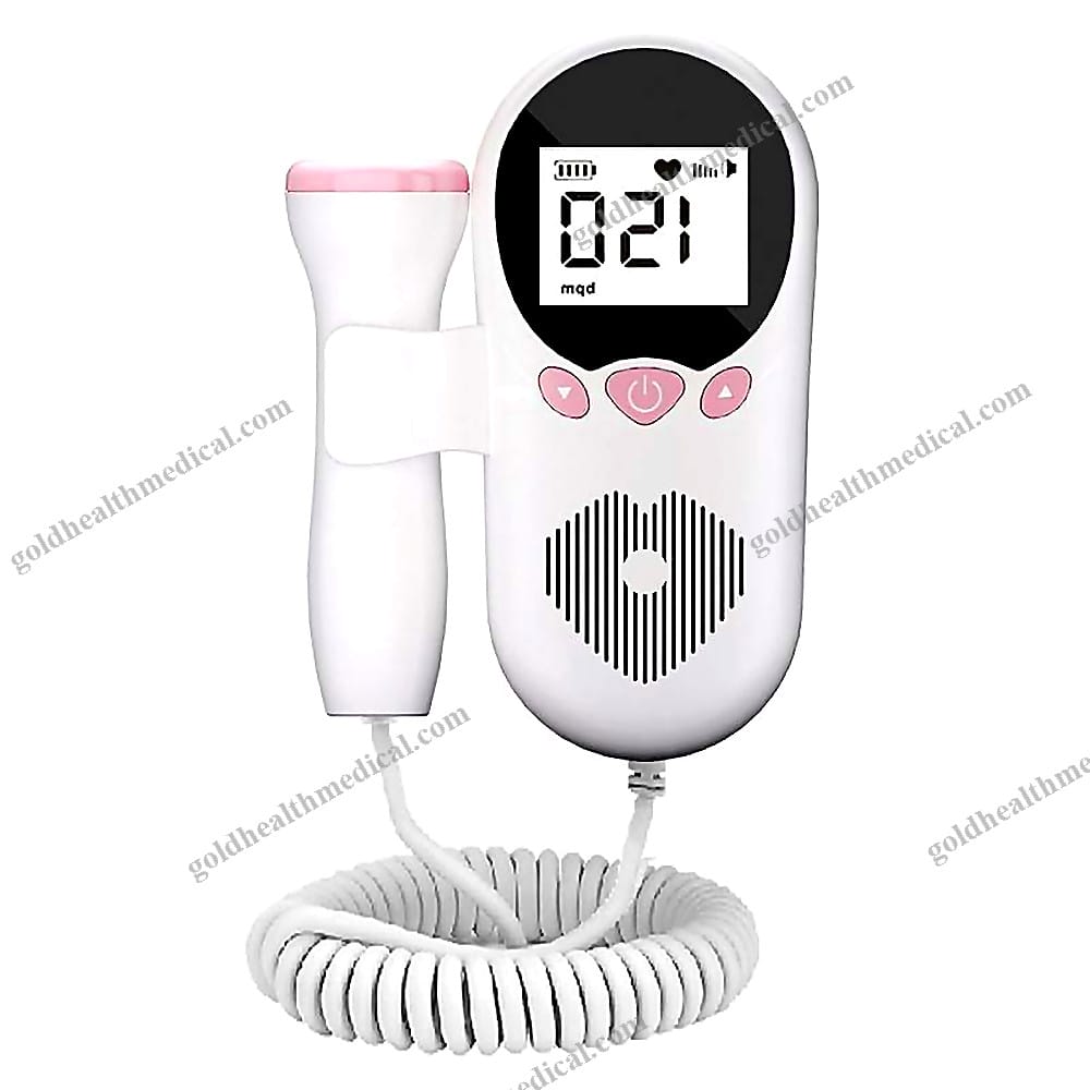 Portable Fetal Heart Rate Monitor Doppler Ultrasound for Home and Professional Care