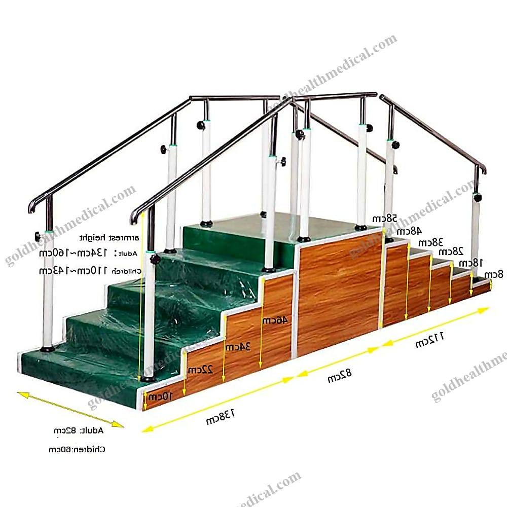 Rehabilitation Training Stairs for Physical Therapy Walking