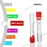 Fanen 9ml Glass Red Micro Blood Collection Tube with Screw Top