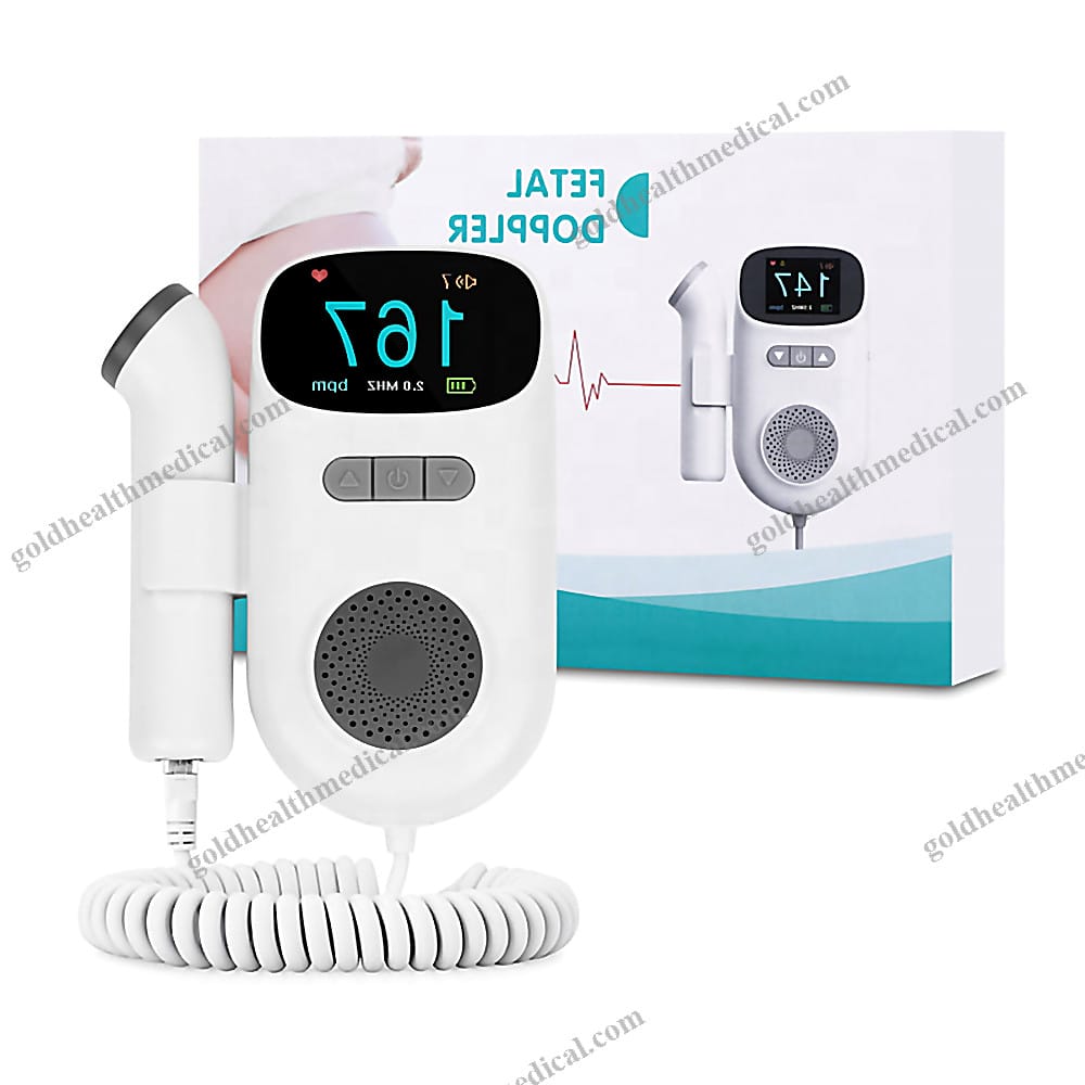 Portable Fetal Doppler Heart Rate Monitor