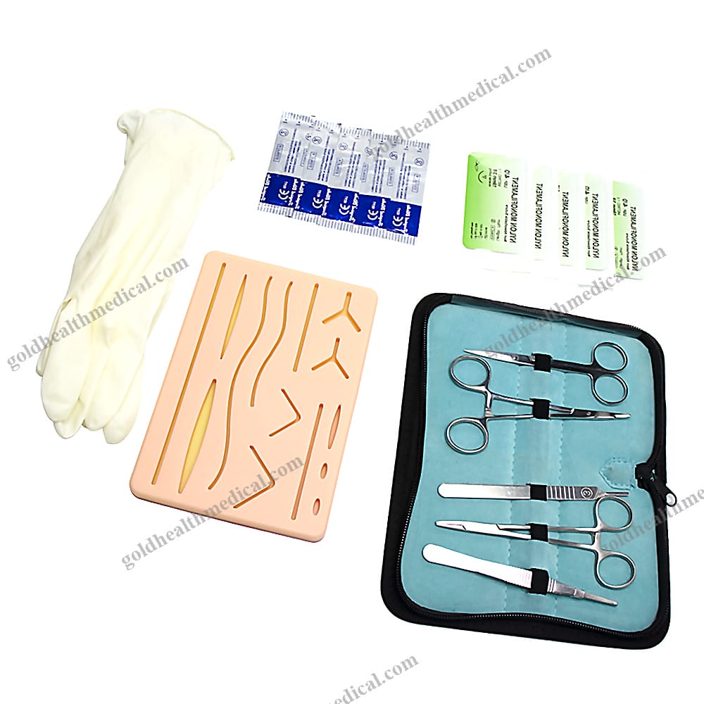 Advanced 3Layer Silicone Suture Pad with 14 Wounds
