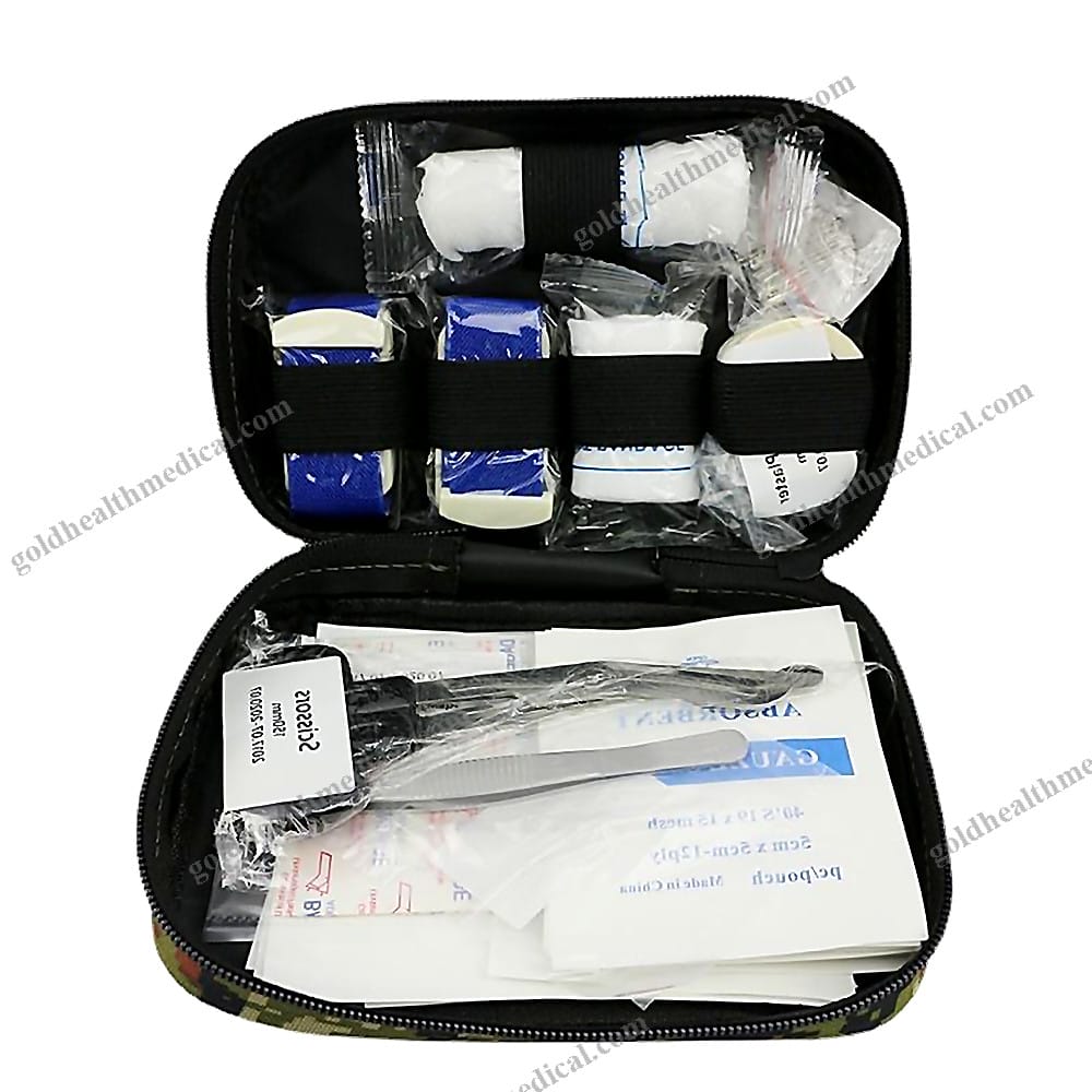Travel Ready First Aid Kit with Assorted Bandages for Minor Wound Care