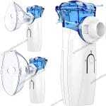 Portable Ultrasonic Nebulizer  Rechargeable Mini Inhaler for Ast