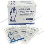 Premium Disposable Latex Surgical Gloves with Ozone Disinfection Safety for Medical