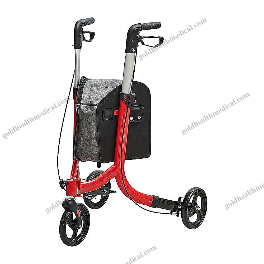 Lightweight Steel Rollator Walker with Wheels