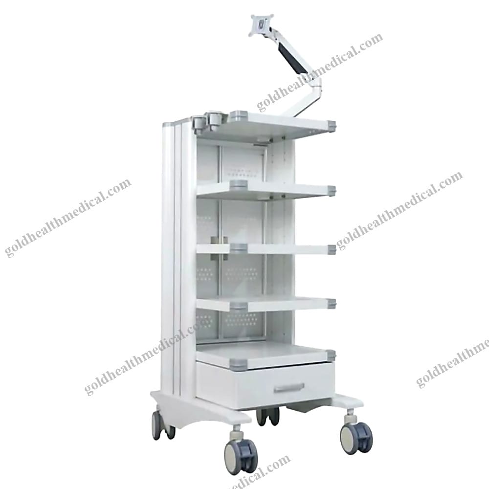 Surgical Endoscope Trolley for Medical Instruments