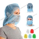 Custom Disposable Surgical Hood with Beard and Face Cover Polypropylene Cap NonW