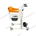 AMAIN Hydraulic Wheelchair with Bedpan for Rehabilitation Transfer