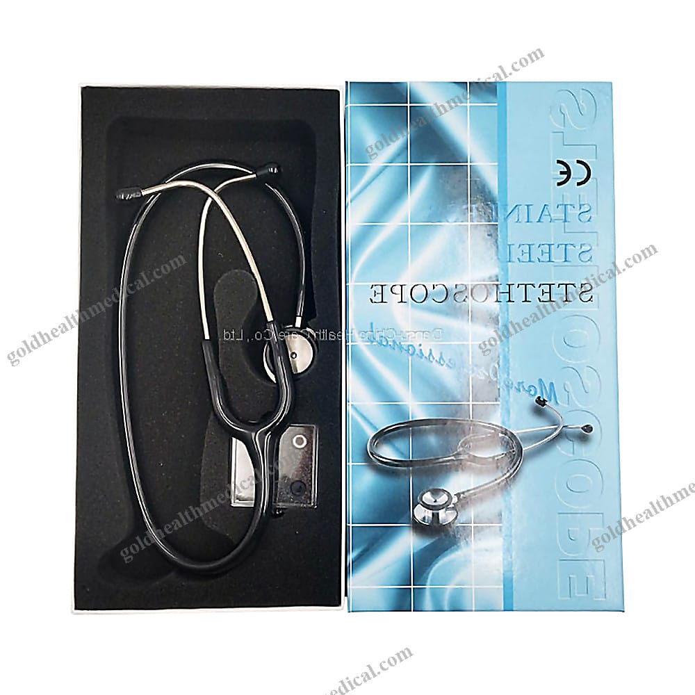 CE Certified Stainless Steel DualSided Stethoscope for Medical and Home Use